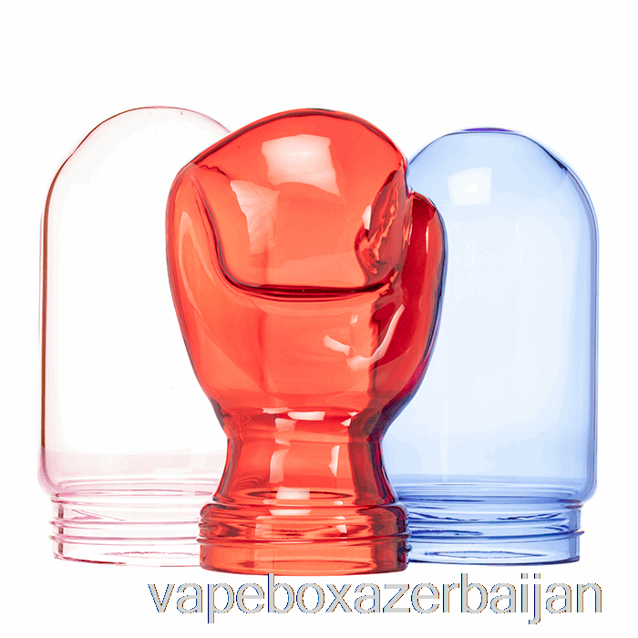 E-Juice Vape Stundenglass Colored Glass Globes Clear (Large)